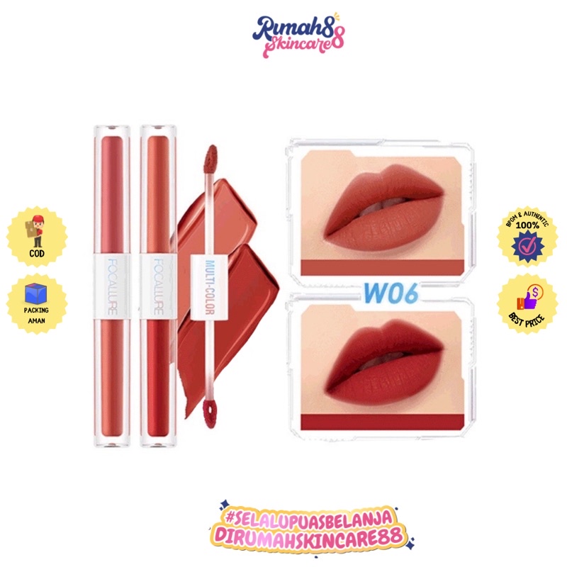 FOCALLURE 2 In 1 Liquid Lipstick Matte Dual Stick