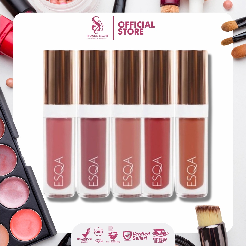 Jual ESQA Lip Gloss Jakarta Dubai London Tokyo Shopee Indonesia
