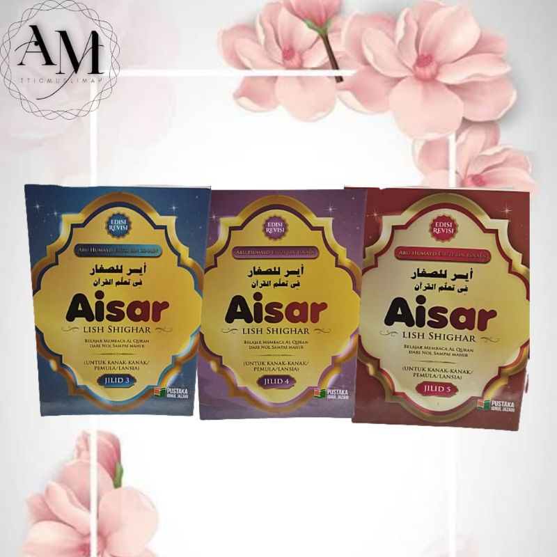 Jual buku tahsin tajwid Aisar jilid 1-5