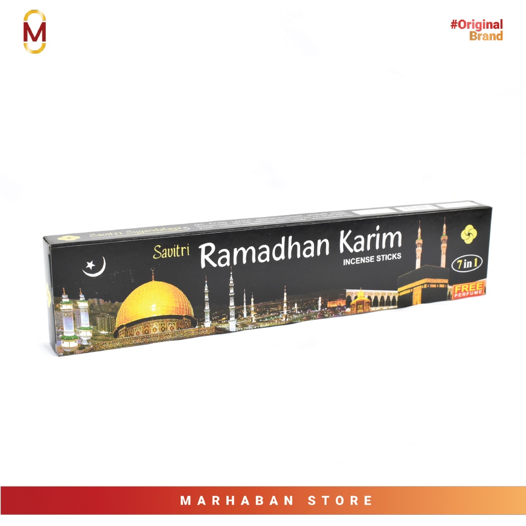 Dupa Hio Ramadhan Karim Kareem 40 Stik Arab Savitri Sugandalaya Hio India Untuk Pengharum Ruangan | Free Parfume