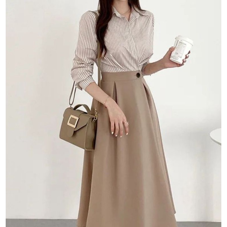DRESS PANJANG (GAMIS) CORLA SALUR FASHION IMPORT TERBARU