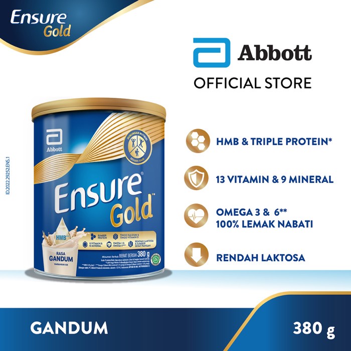 Ensure Gold Gandum 380gr / Toko Makmur Online ( Khusus Grab / Gojek Surabaya)