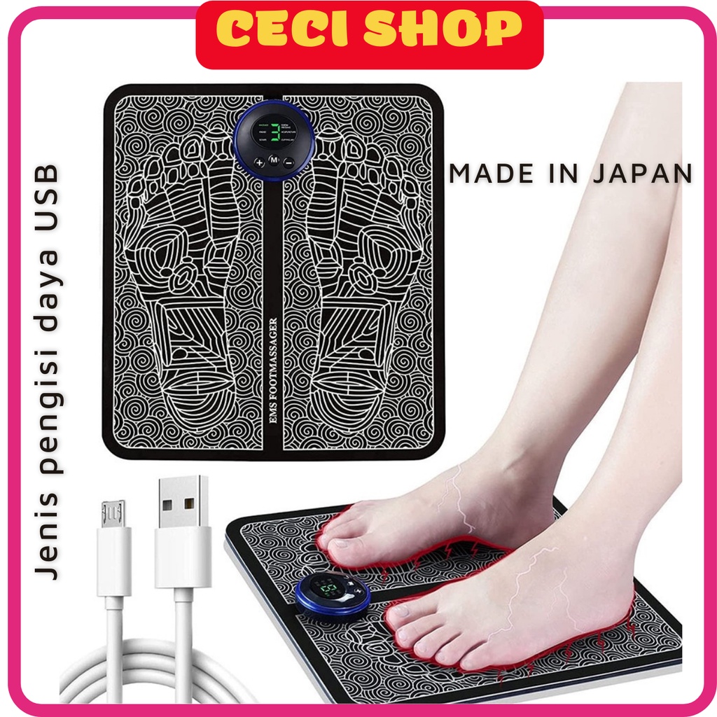 EMS Foot Massage Mat Japan/ Pijat Kaki EMS Pad Mat