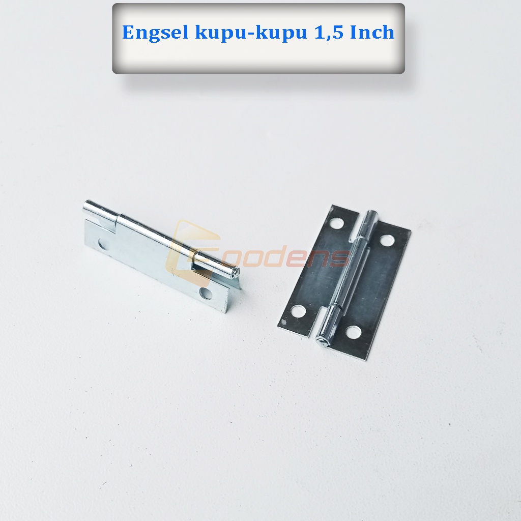 Engsel Kupu-kupu 1,5 Inch Engsel Kandang Engsel Tipis