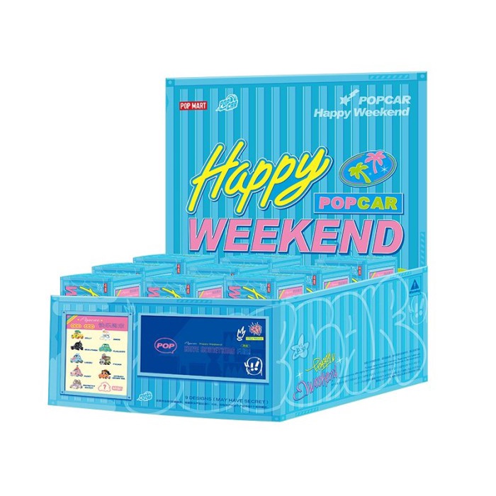 Pop Mart Pop Car Happy Weekend 9 Model