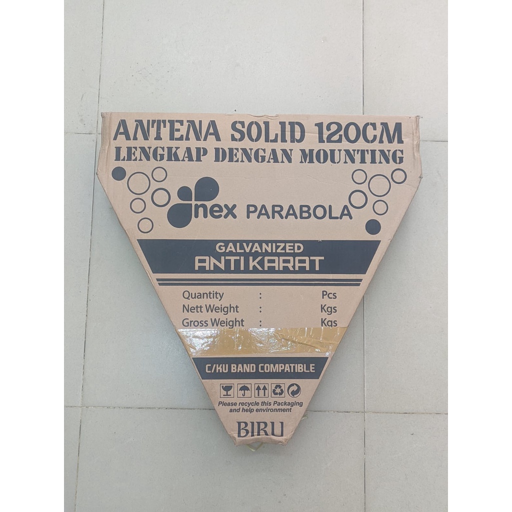 Antena ODU SOLID NEX PARABOLA BIRU 120CM