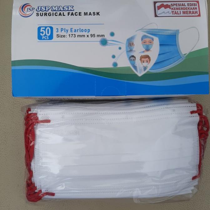 Masker jsp merdeka,masker jsp merah putih,masker medis jsp merdeka t-smas-3 Kualitas Baik