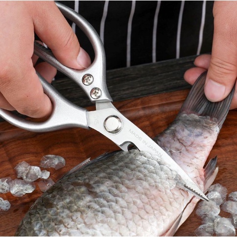 

Gunting Dapur Besar Silver / Gunting Potong Ayam / Gunting Potong Ikan / Gunting Besar Multifungsi