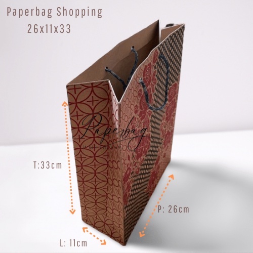 

PAPER BAG MOTIF 26x11x33