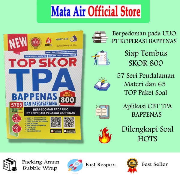 ORIGINAL NEW TOP SKOR TPA BAPPENAS DAN PASCASARJANA - KOMPAS ILMU