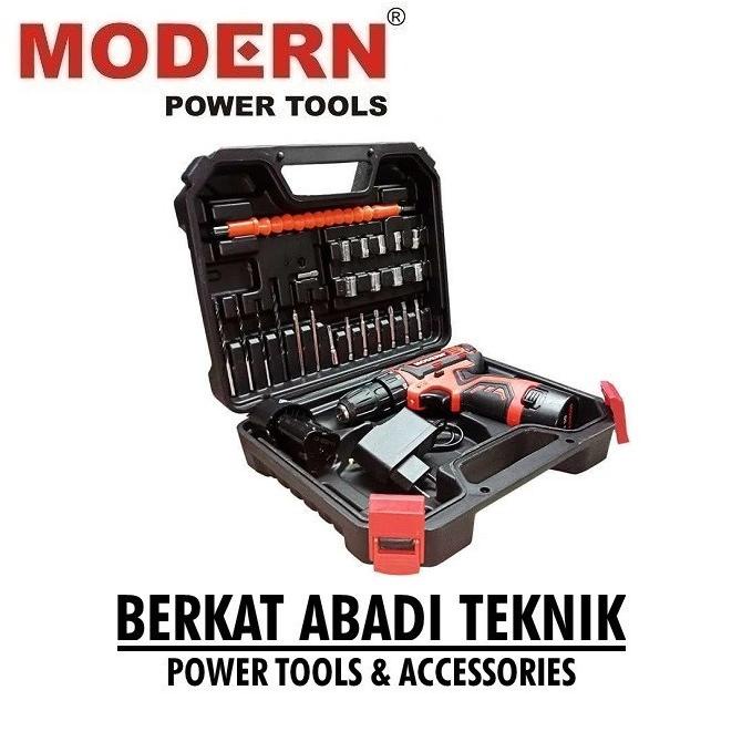 MODERN M13 BOR CORDLESS DRILL BATRE TEMBOK IMPACT TANPA KABEL MESIN EG846RE