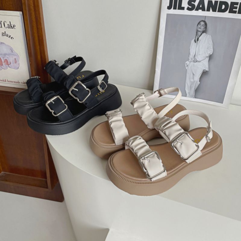 SNL88 - Sandal Tali Wedges Fashion Wanita