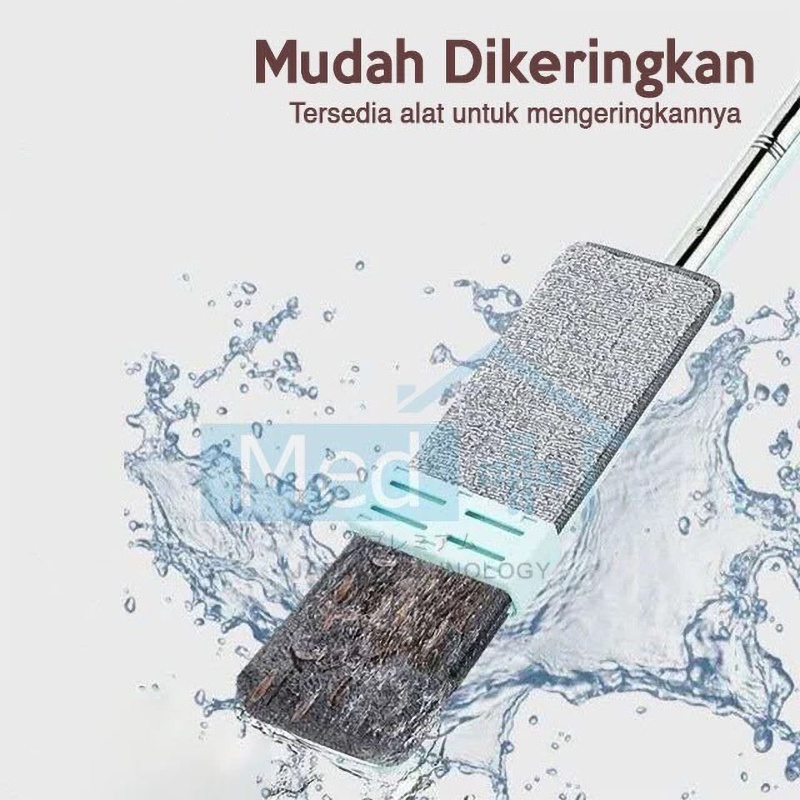 Flat Mop Alat Pel Lantai Tarik