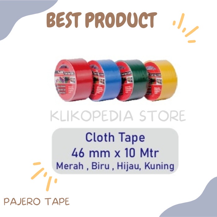 

Cloth Tape / Lakban Warna PAJERO 2" x 11 Yard