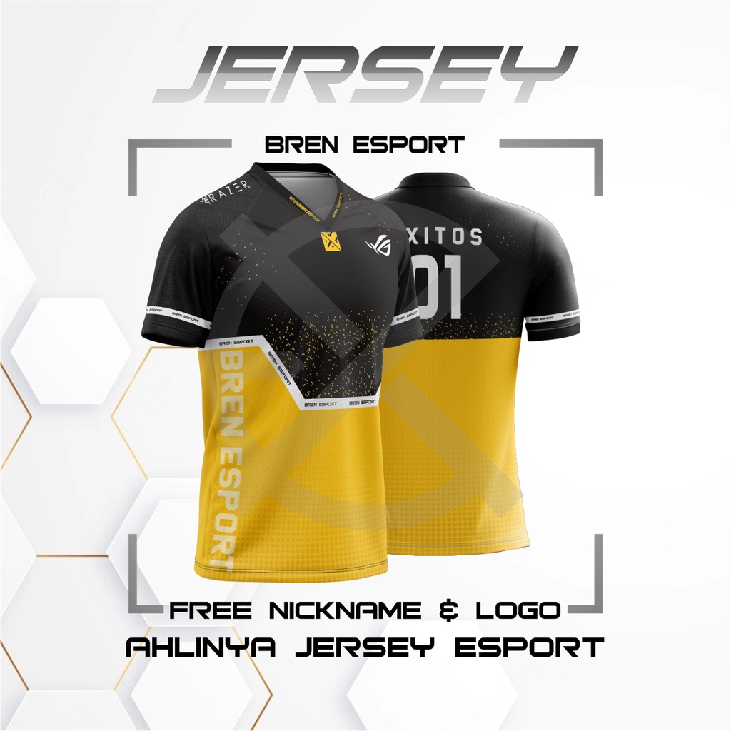 Jual Jersey BREN ESPORTS TERBARU 20222023 PH S10 FREE NICKNAME