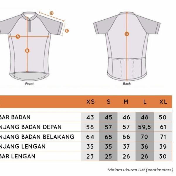 Jersey Roadbike Isole - S, Putih