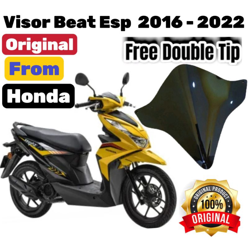 Visor Motor Beat Fi Esp Free Double Tape 3M Kualitas Original