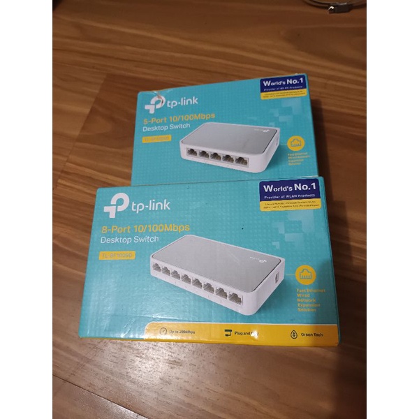 swithub TP-Link 8 port & 5 port