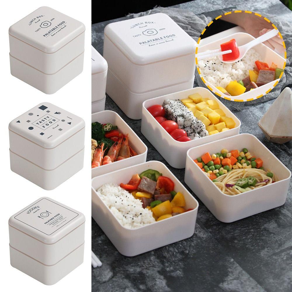 Top Lunch Box Microwavable Untuk Piknik Camping Dengan Peralatan Makan Wadah Makanan