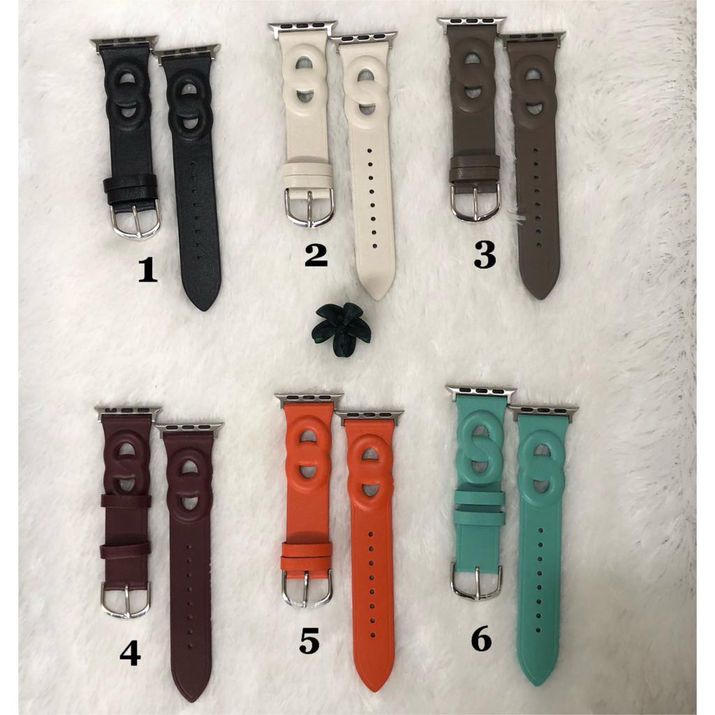 Strap Apple Watch Leather Gourmatte Single Tour Series 1 2 3 4 5 SE 6 7 8 Ultra