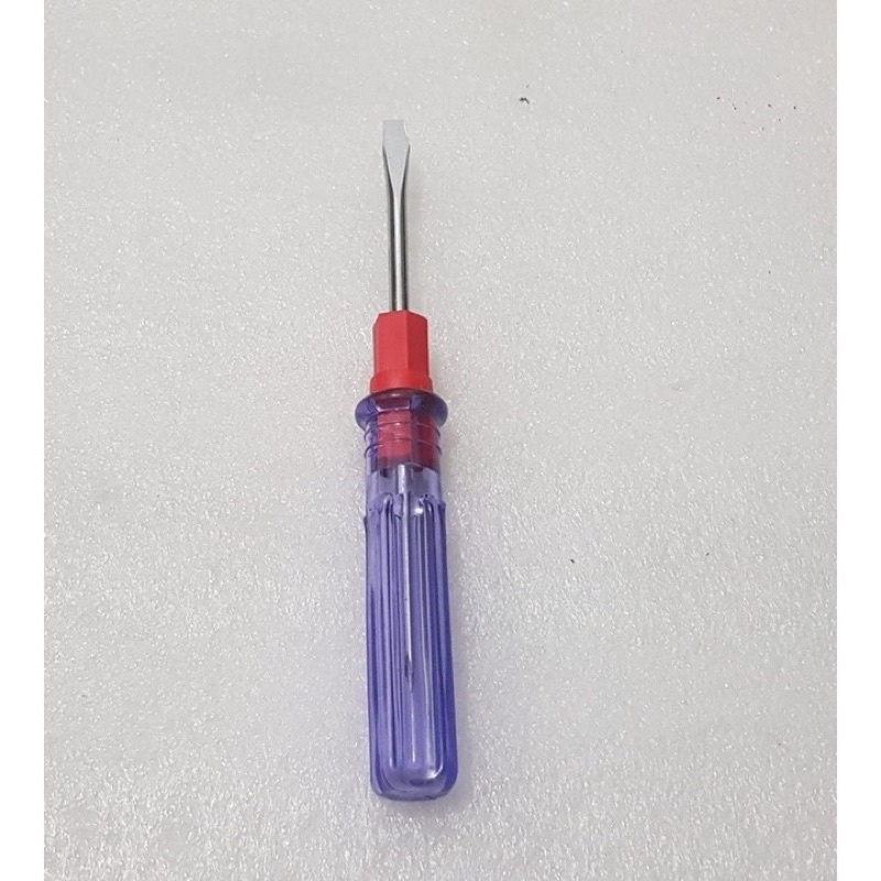Paket obeng bolak balik plus minus transparan set 3pcs