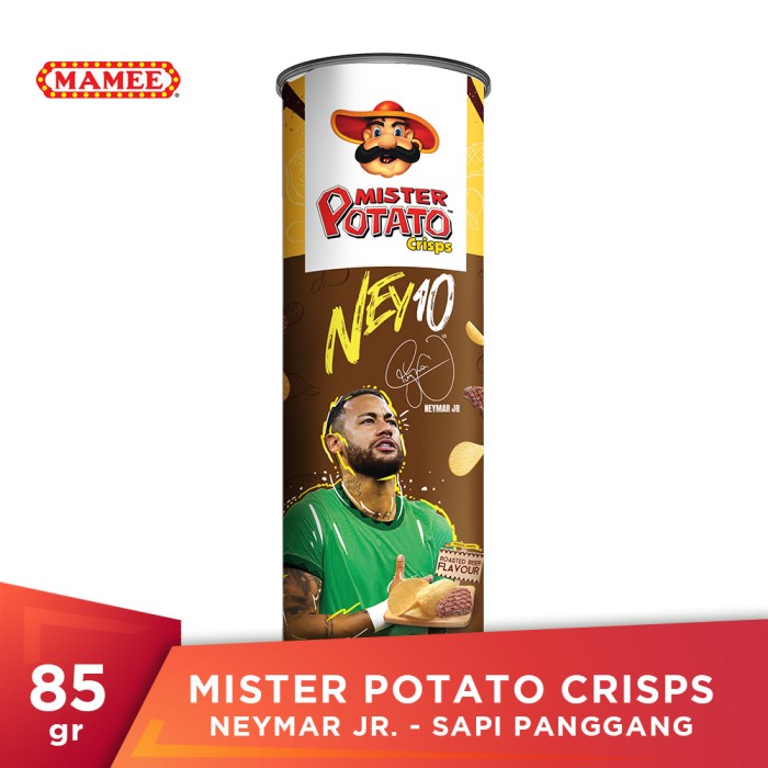 

Mister Potato Crisps Sapi Panggang 80gr Neymar