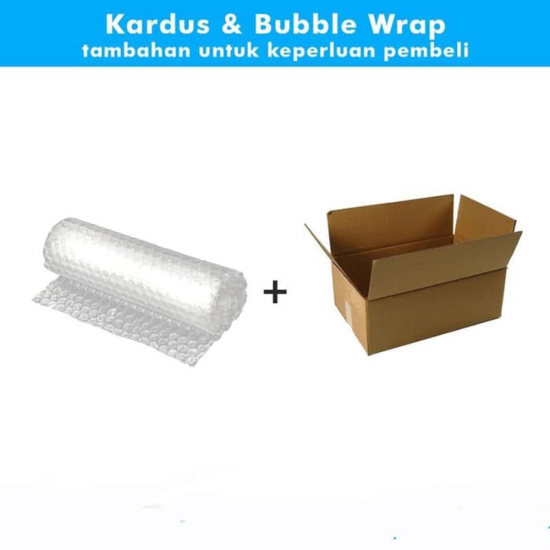 

PACKING TAMBAHAN PAKING TAMBAHAN BIAR AMAN KARDUS + BUBBLE WARP