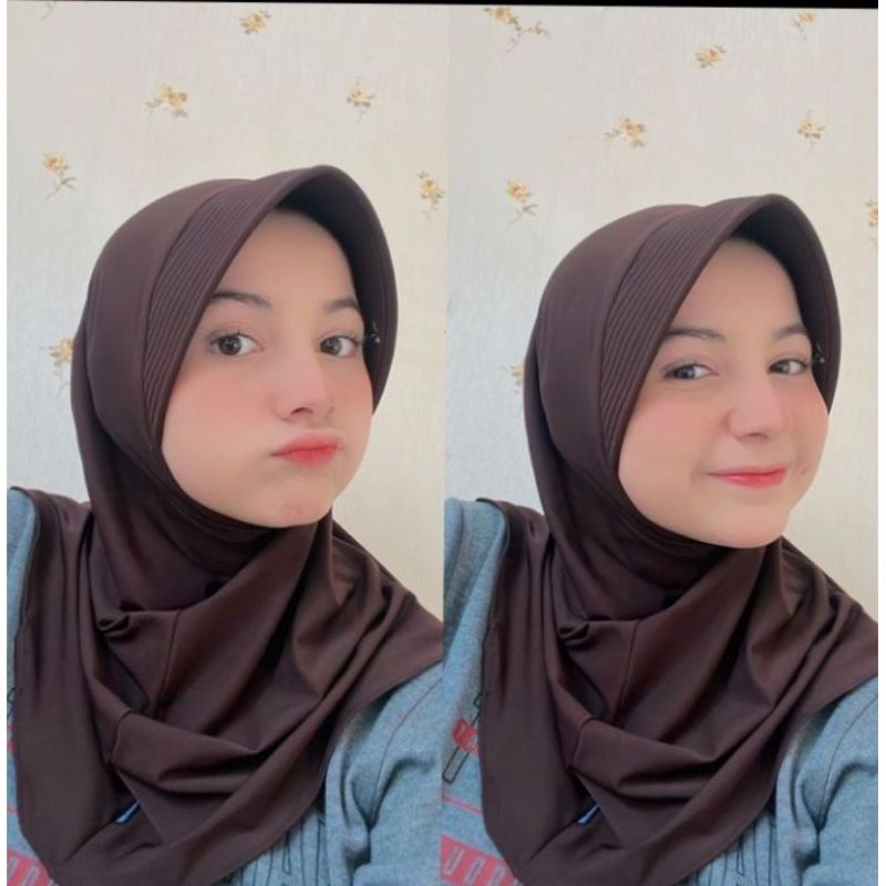 BERGO HAMIDAH MENUTUP DADA / DAILY HIJAB PET ANTEM JERSEY PREMIUM 100% ORIGINAL-HAMIDAH Cklt pramuka
