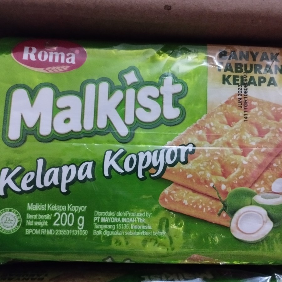 

roma malkist kelapa kopyor 200gr