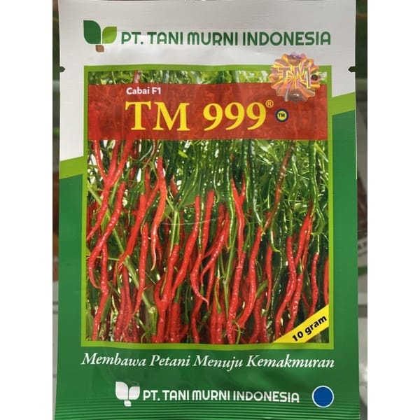 Bibit Cabai Tani Murni TM 999 Cabe Hibrida F1 10 Gram