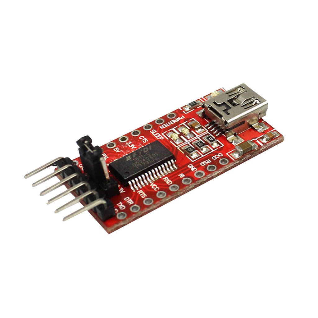 [HAEBOT] FTDI FT232RL Module USB to TTL Serial Konverter 5V 3.3V Adapter Mini Usb DTR Reset Arduino Mikrokontroller