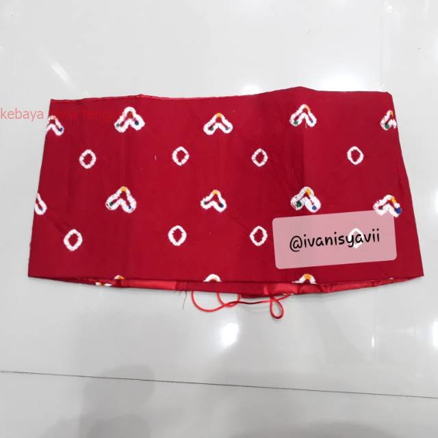 Angkin Jumputan/ Angkin Instan (Standar & Jumbo) Kebaya Bludru