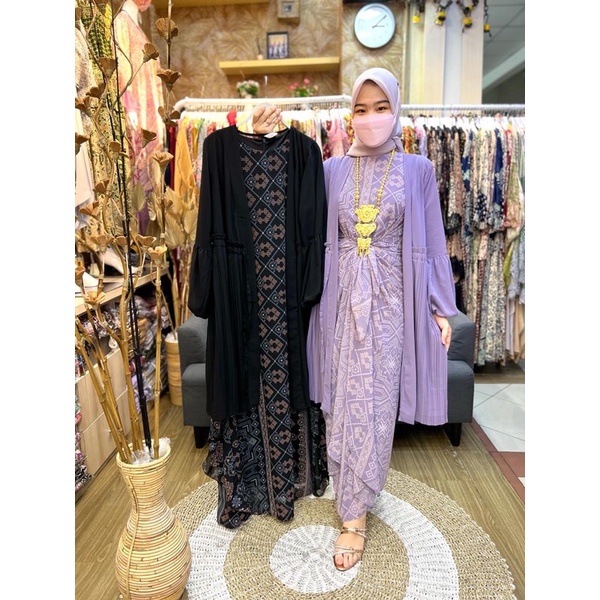NEW COLLECTION KAFTAN IKAT MOTIF / KAFTAN PESTA MODERN / KAFTAN KEKINIAN / KAFTAN ORIGINAL / KAFTAN 