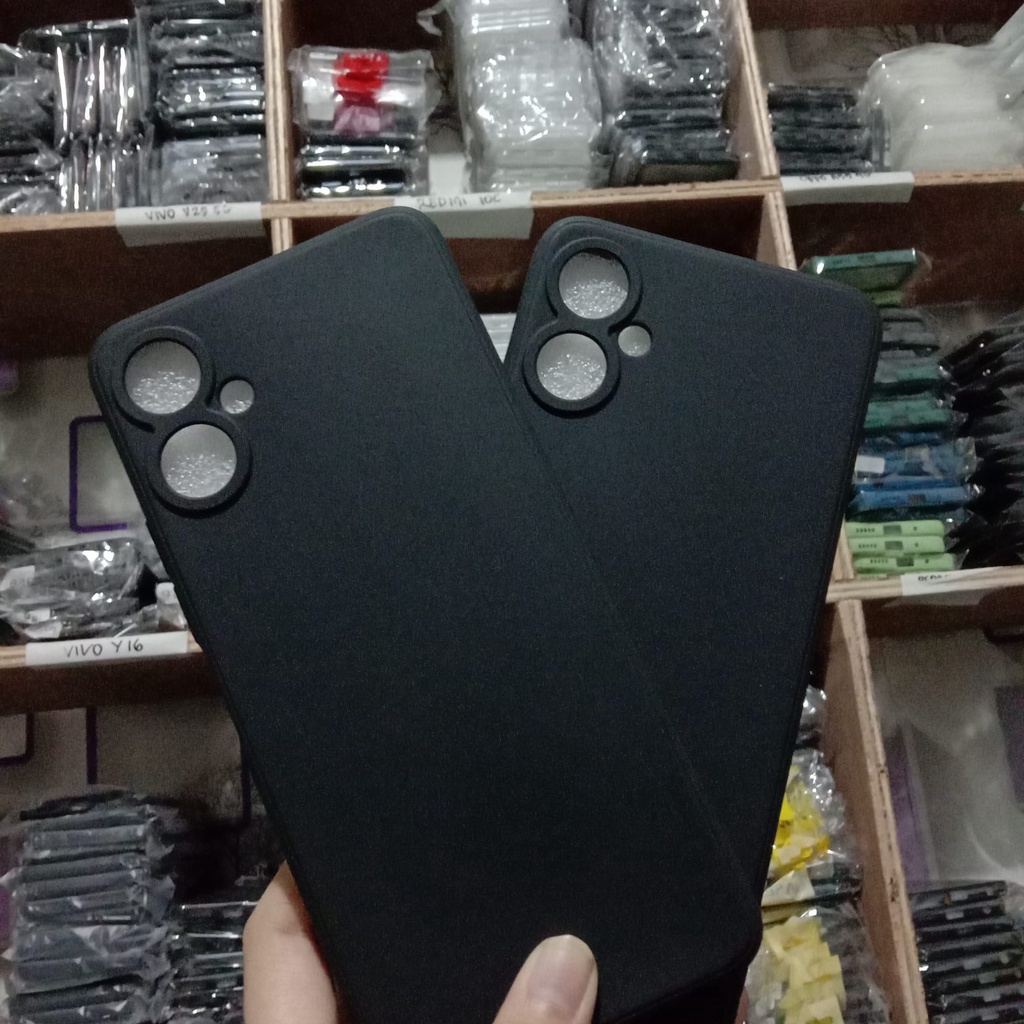 Promo Case TECNO SPARK 9T Case Black Matte Casing Premium Slim Exellent Cover | Soft Matte | Soft Case Macaron