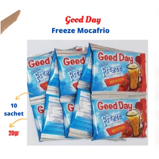 

Good Day Freeze Mocafrio Renceng - isi 10 pcs x 20gr