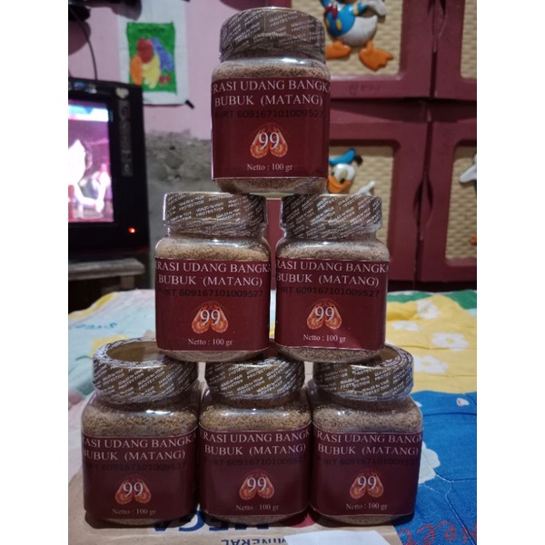 Terasi Udang bubuk Matang khas bangka