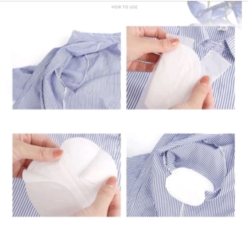 Pembalut ketiak / anti ketiak basah / deodorant anti bau