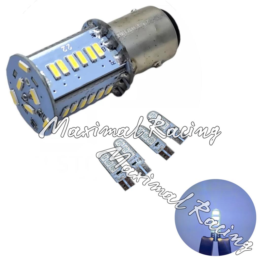 Paket Lampu Motor Stop Rem 30 Mata Running Plus 4 Buah Sen Jelly Kedip Universal Semua Motor