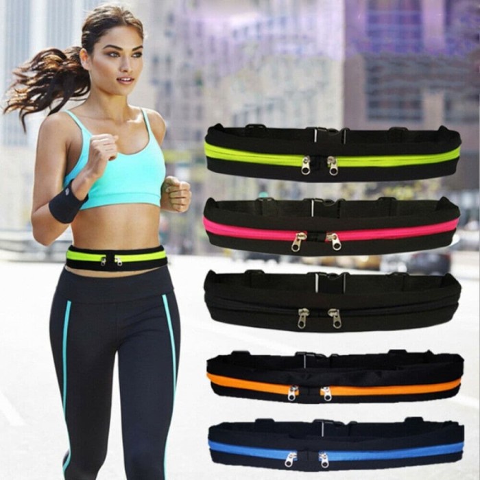 fmfit Secret bag Tas Pinggang Olahraga Sport Waist Bag 2 Slot BELI 1 DAPET 2