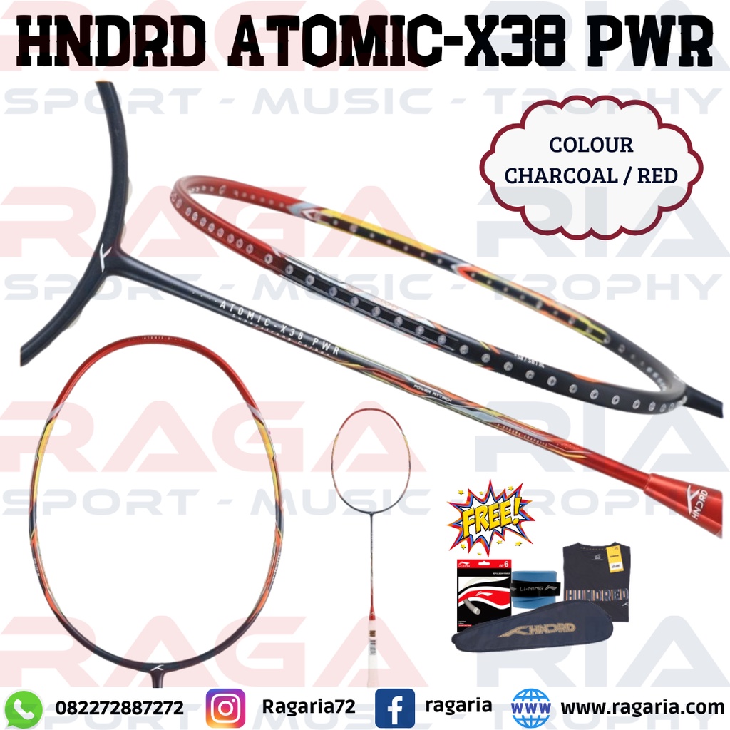 Raket Badminton HUNDRED HNDRD Atomic-X 38 PWR
