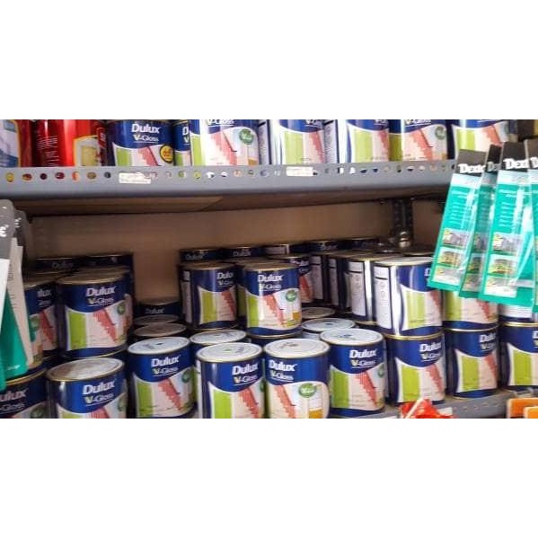 Dulux V-gloss cat besi dan kayu Black Doff