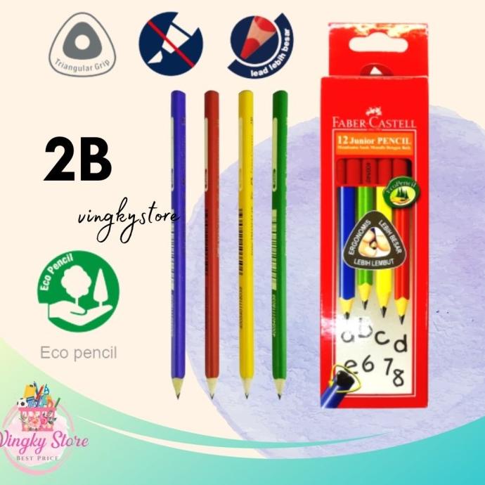

BISA COD Pensil Faber Castell Junior 2B (Triangular) /ALAT TULIS AESTHETIC/ALAT TULIS SEKOLAH/ALAT TULIS SET/ALAT TULIS LENGKAP/ALAT TULIS ANAK/ALAT TULIS LUCU