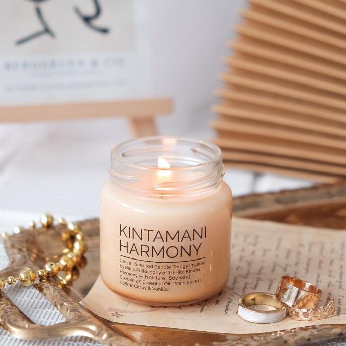 "Kintamani Harmony" Coffee Blend Scented Candle Lilin Aromaterapi