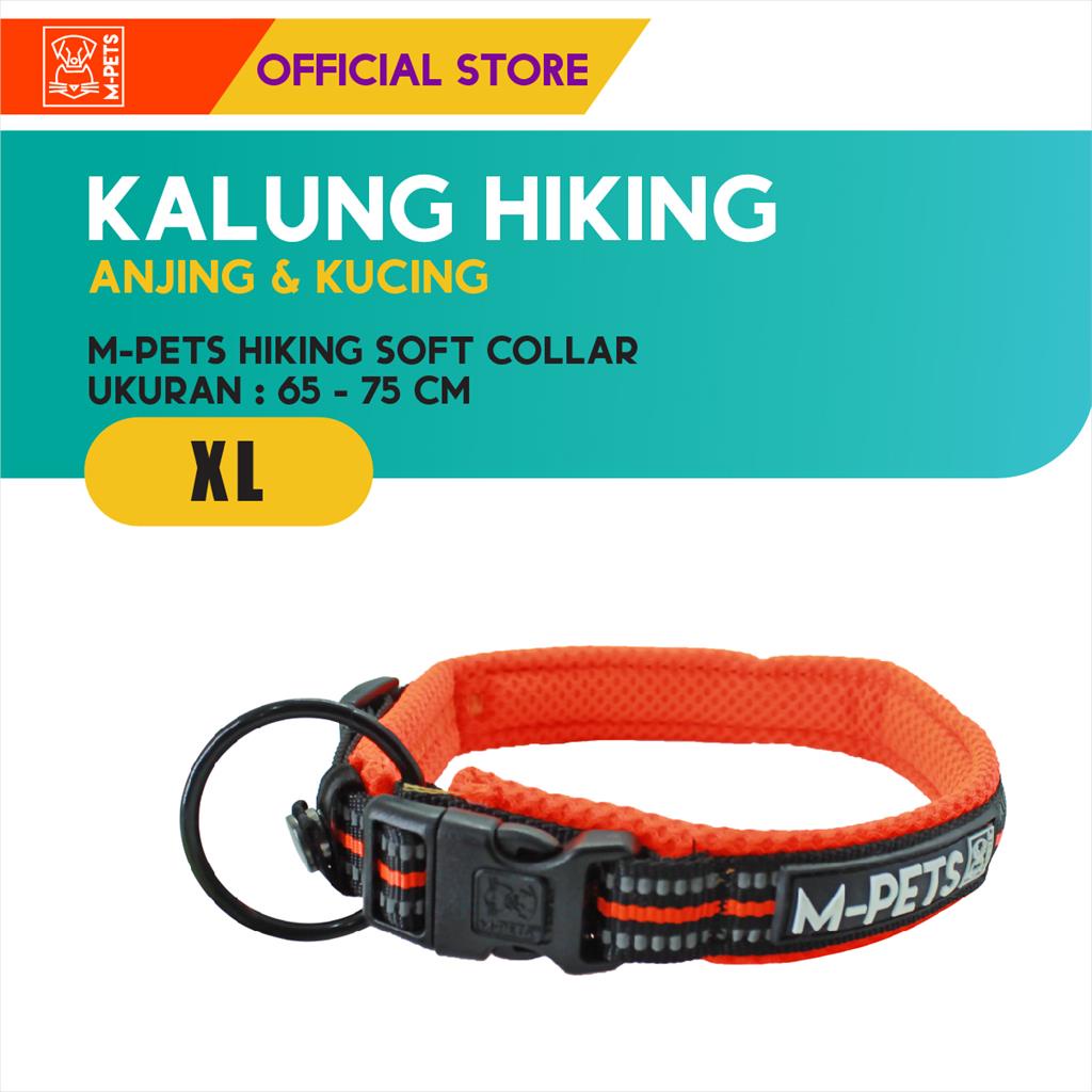 M-Pets Hiking Dog &amp; Cat Soft Collar Size XL / Kalung Anjing Kucing