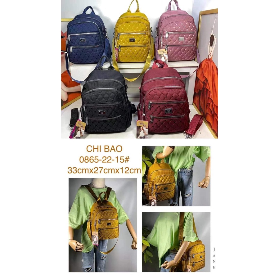 Tas Ransel Chibao 0865-22 Bahan Kanvas size 33x27x12 cm. Tas Wanita Tas Ransel Wanita Import Tas Chibao Ransel Import BEST SELLER TERBARU BISA BAYAR DITEMPAT.!!!!