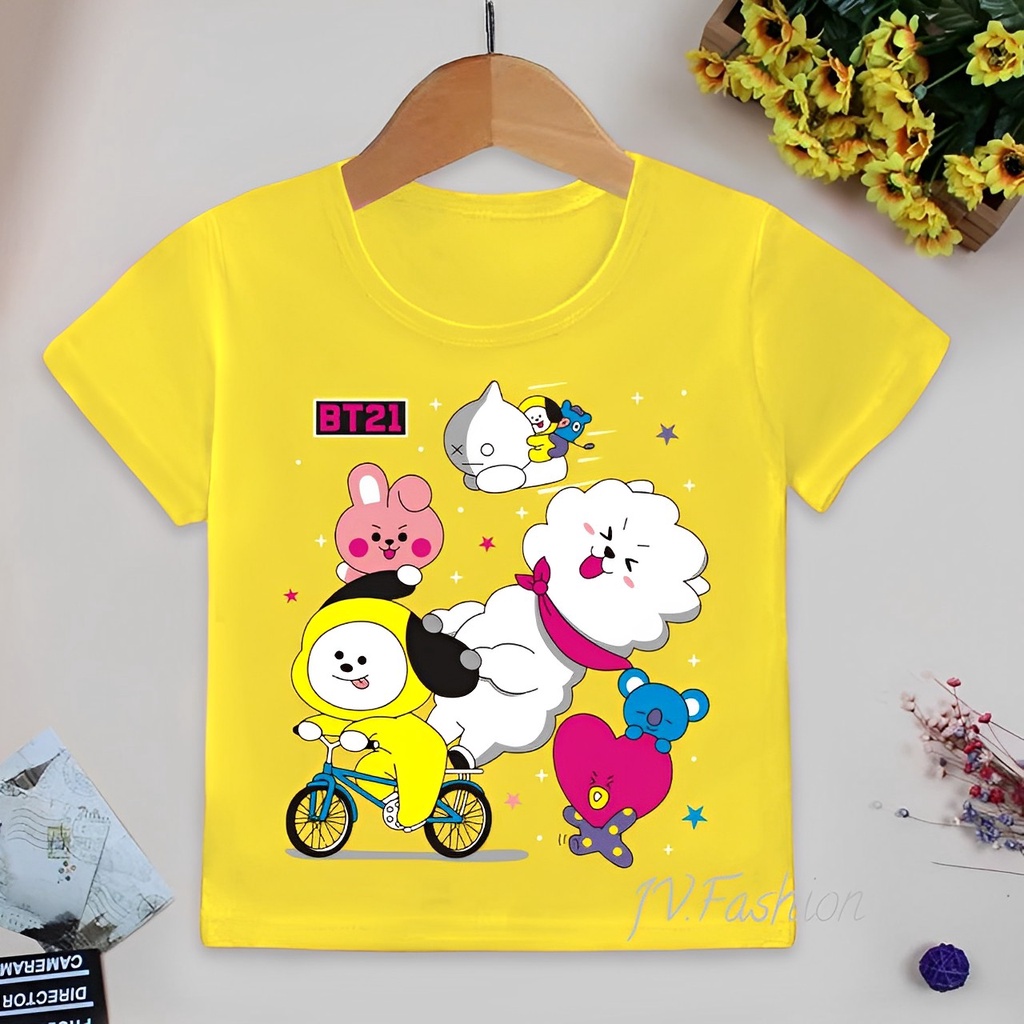 Kaos Atasan Anak Perempuan Umur 1-10 Tahun