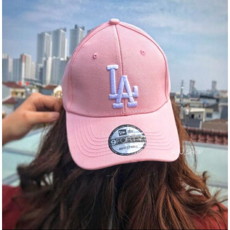 Topi Baseball Pria Wanita Bordir LA Premium