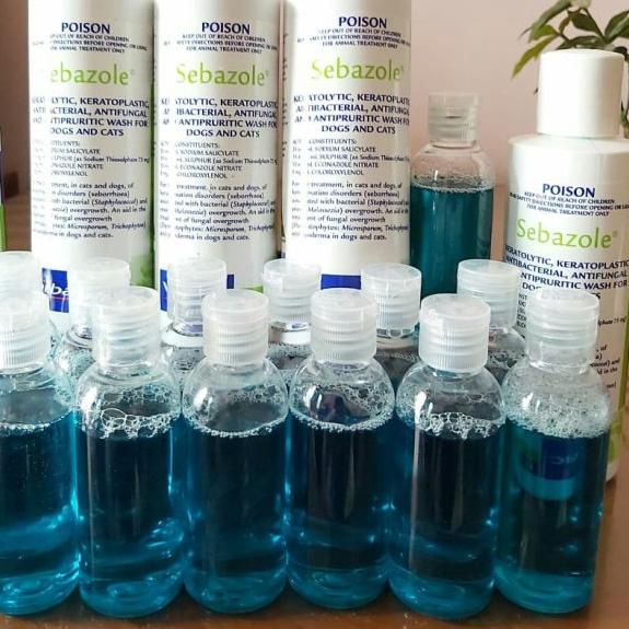 SEBAZOLE 50 ML SHAMPO KUCING ANJING SEBAZOLE SHAMPO R KUTU