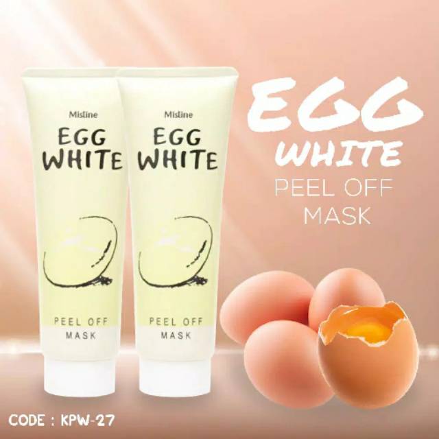 `ღ´ PHINKL `ღ´ ⓗⓐⓝⓐⓢⓤⓘ Masker egg white telur hanasui masker putih telor bahan alami peel off angkat