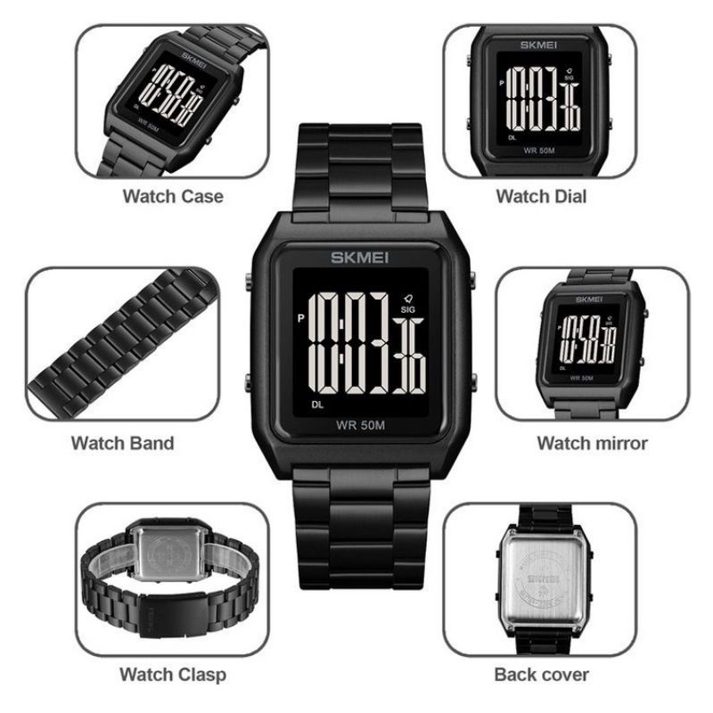 Jam Skmei 1879 original bergaransi free gift box